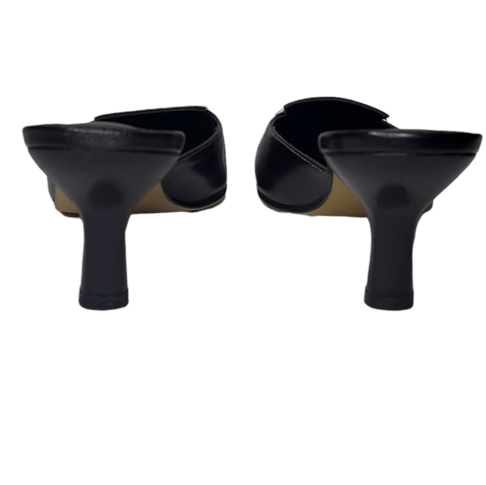 Española Amalia Black Mule Heels - Picture 5 of 7